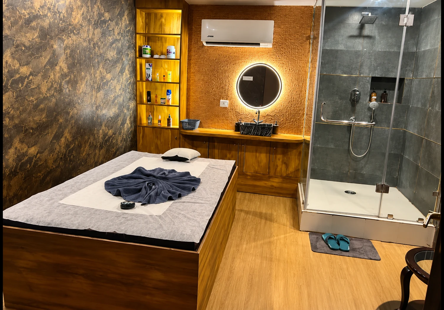 Relaxing massage and spa environment in Mumbai